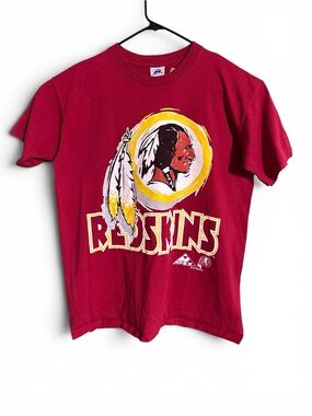 Vintage Washington Redskins T Shirt Size Large Puff Paint Apex One 1993 Licensed